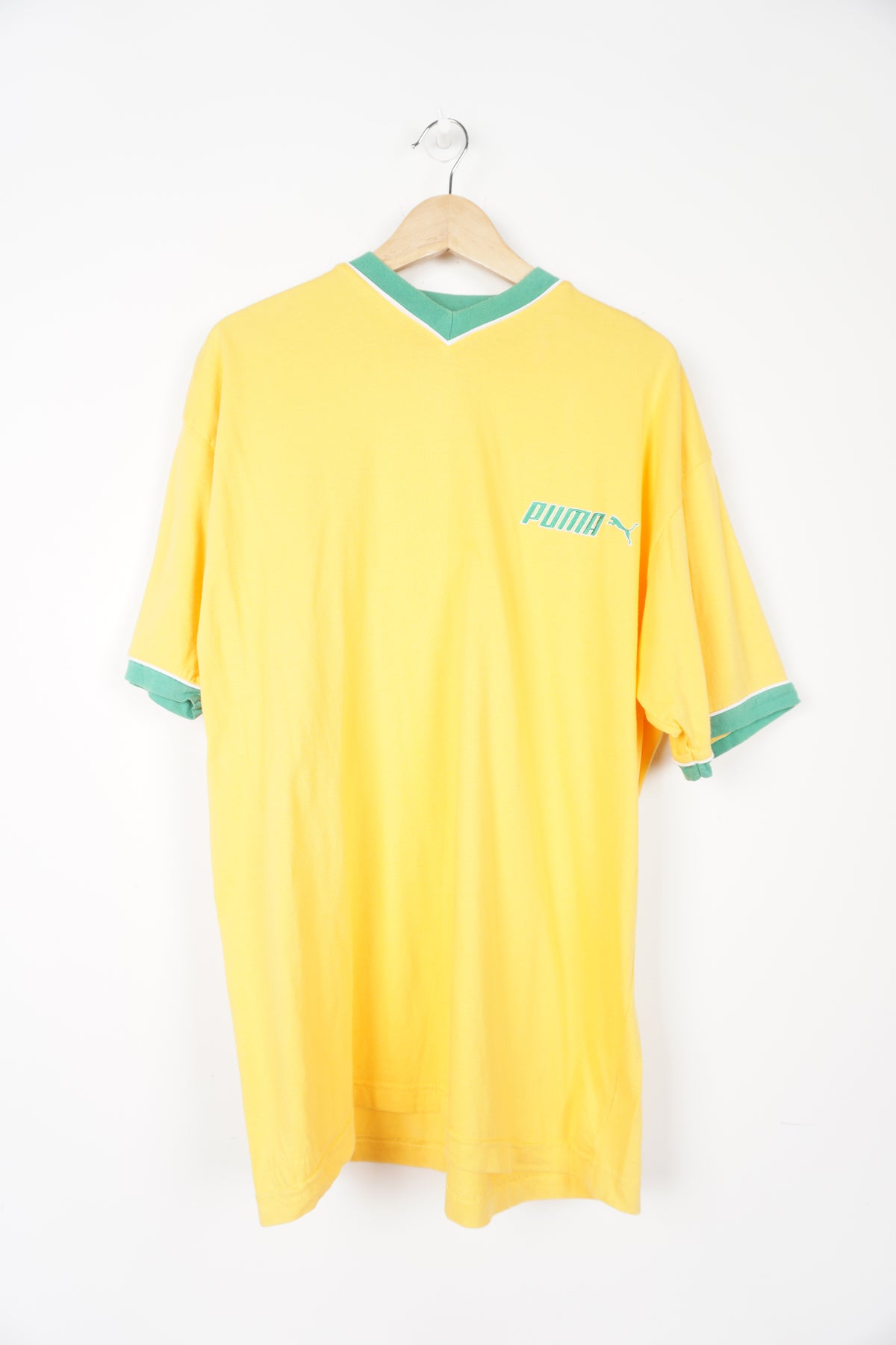 puma t shirt yellow