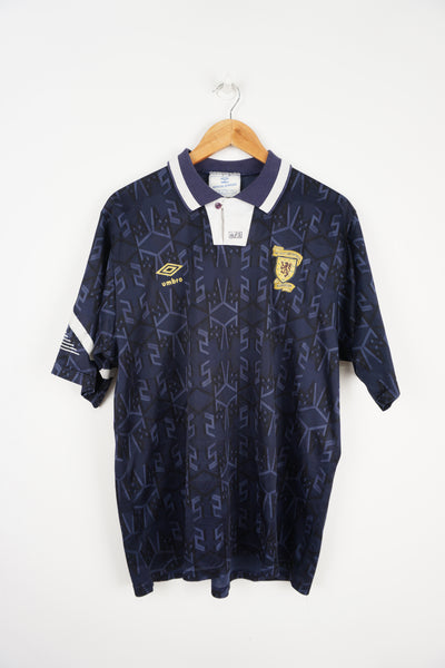 Official Umbro Scotland home football shirt from the 1991/92 international season.