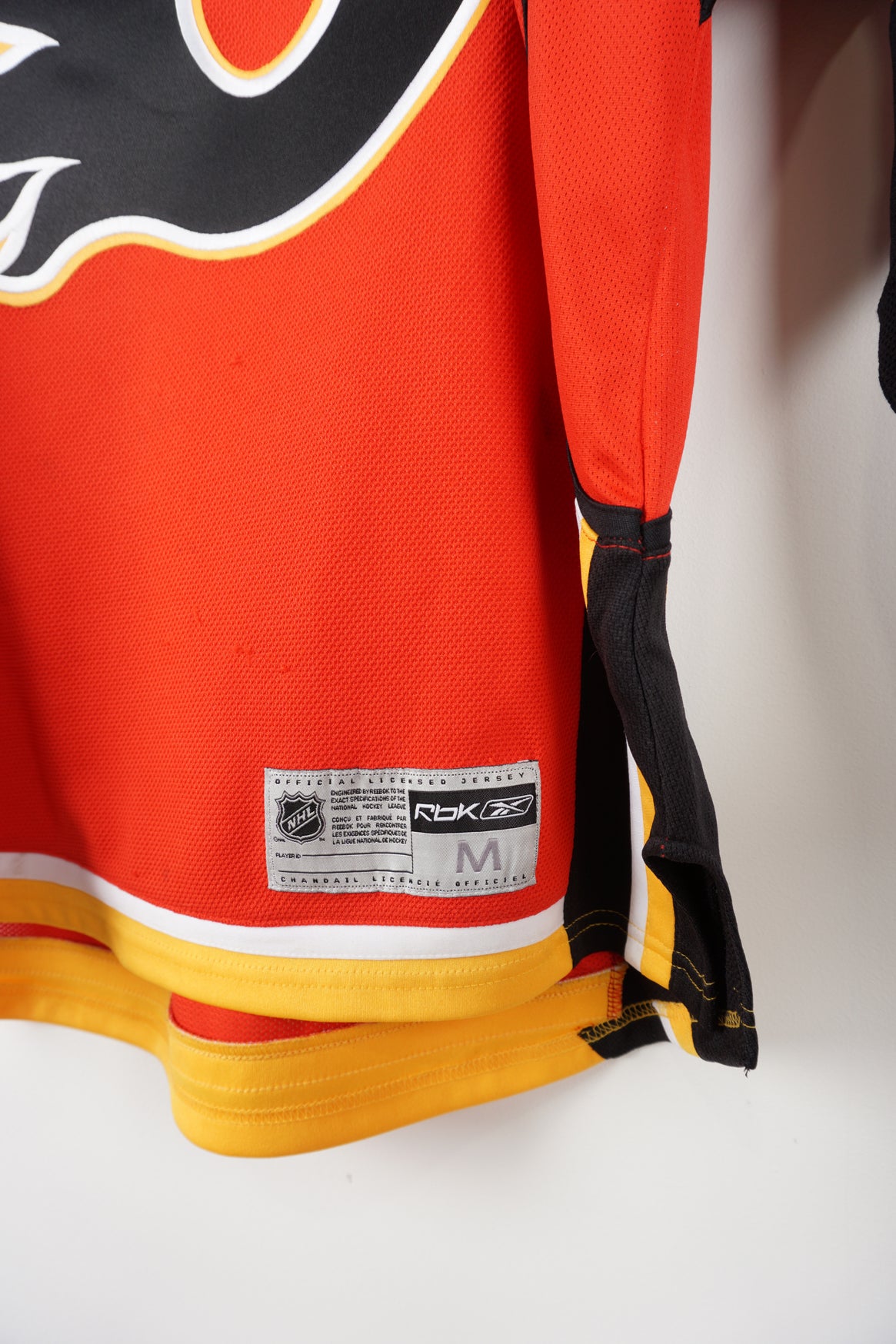 Vintage CCM Reebok Calgary Flames NHL Windbreaker Grey Pullover Jacket XXL