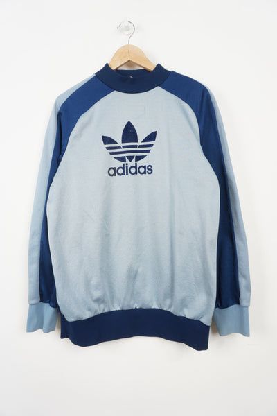 Vintage 1970s made in France Adidas Ventex sweatshirt with spell-out logo on the front