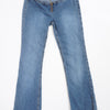 Y2K Flared Rave Jeans (Size M)
