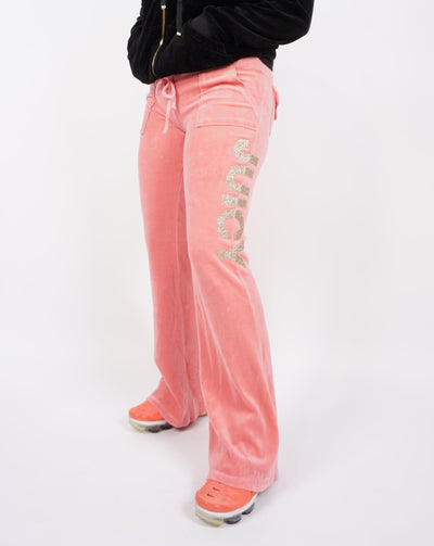 Baby Pink Juicy Couture Tracksuit Bottom