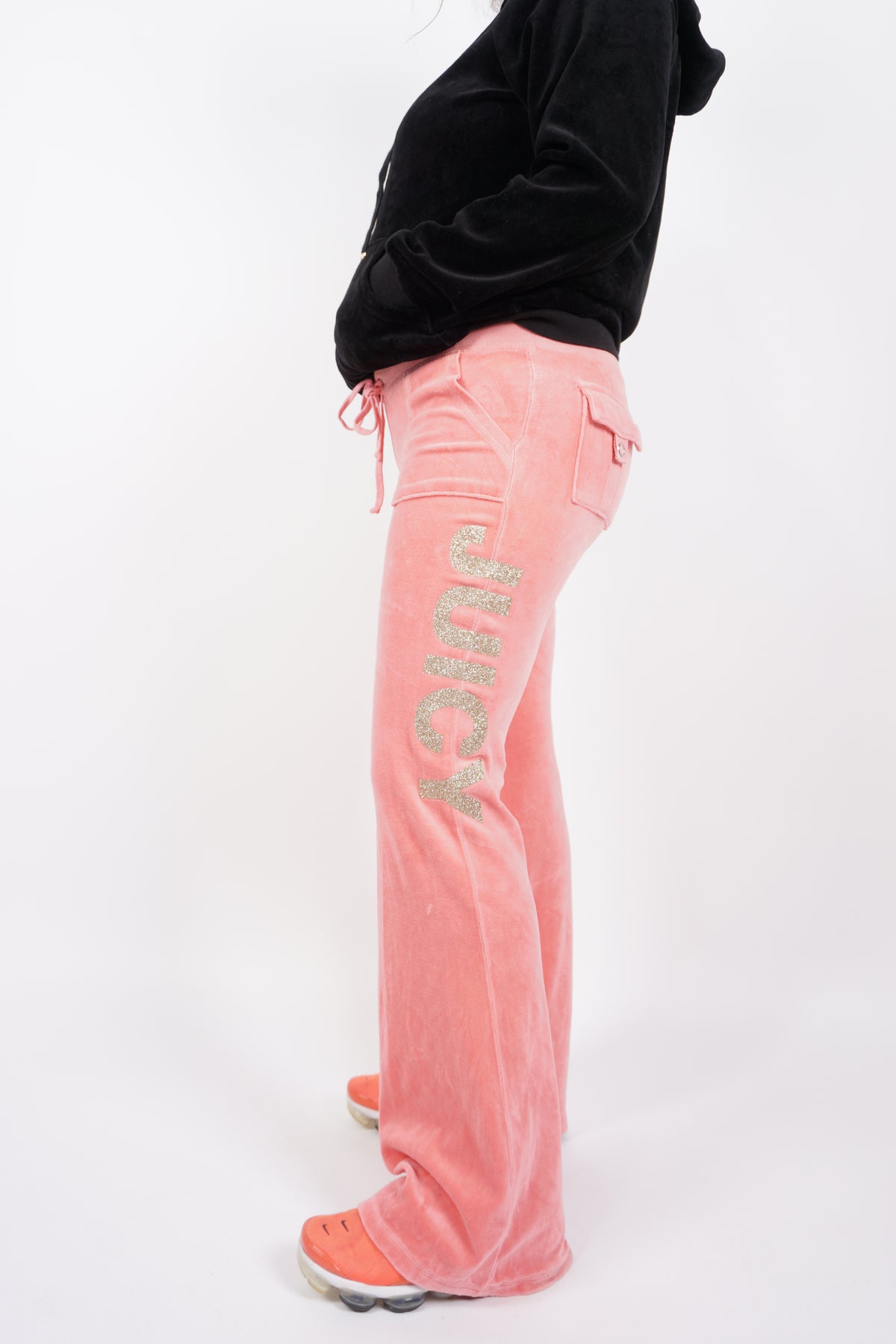 JUICY COUTURE XL Tomato Red French Terry Towelling Crop Capri Pants Y2K  Vintage £28.02 - PicClick UK