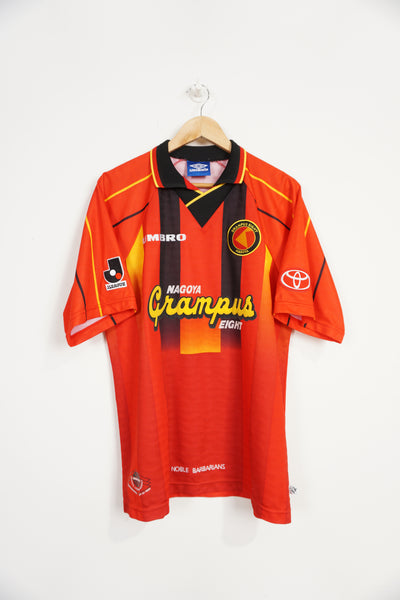 1996 Nagoya Grampus Eight Home J.League Football Shirt Umbro