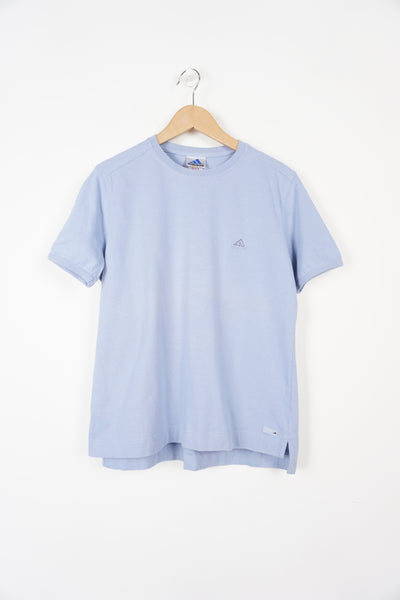 Adidas baby blue small logo t-shirt 