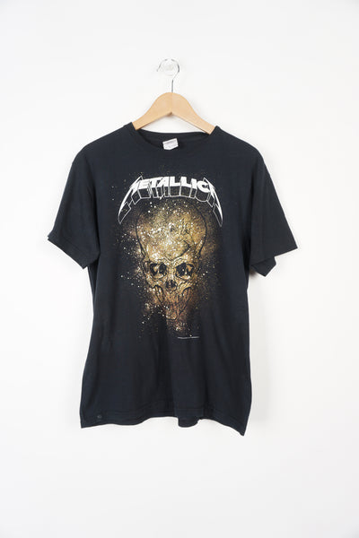 2008 Metallica band t-shirt with skull explosion graphic on the front