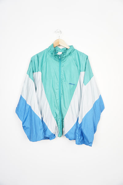 90's Adidas track jacket with full zip and embroidered logo