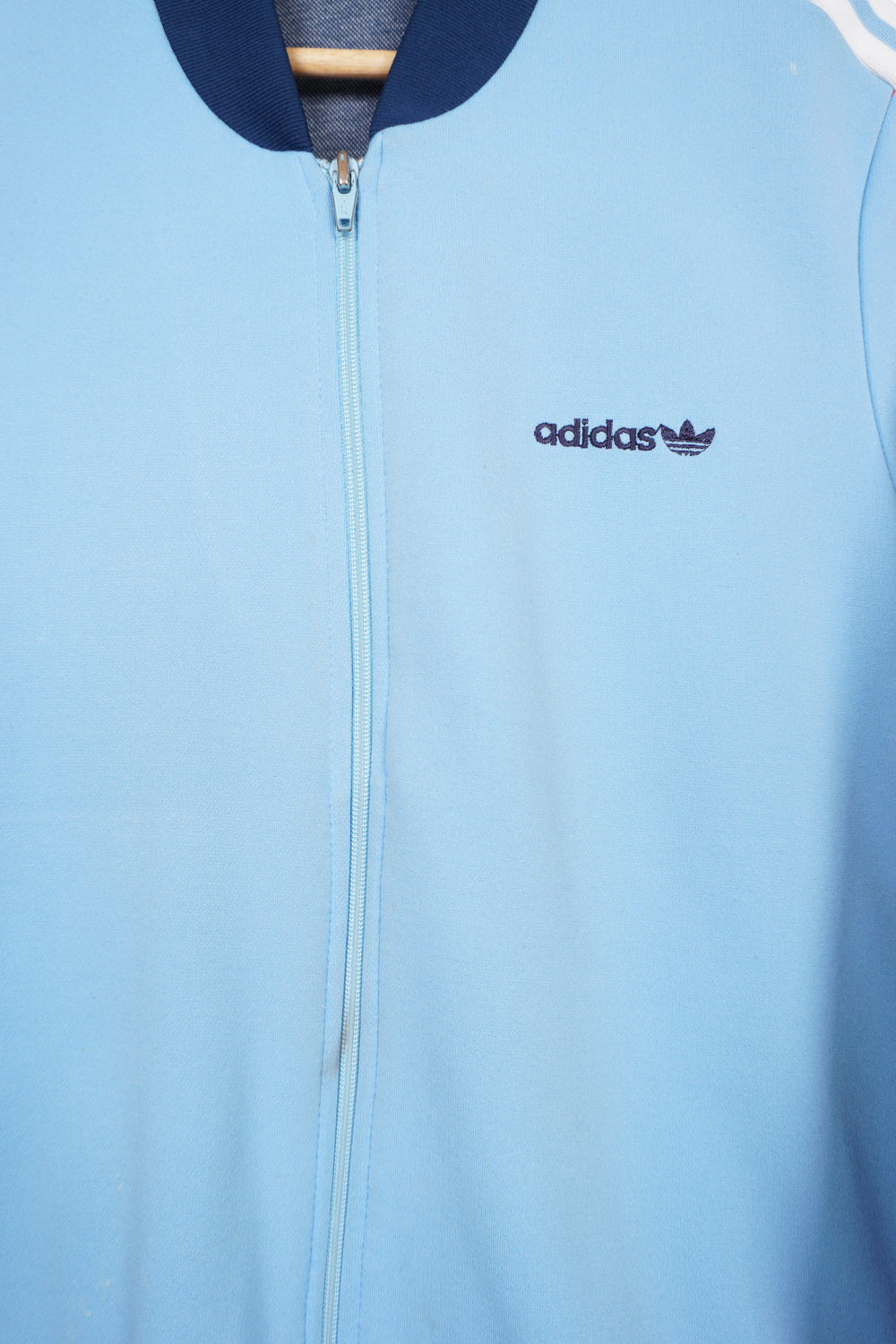 Light blue adidas track top top