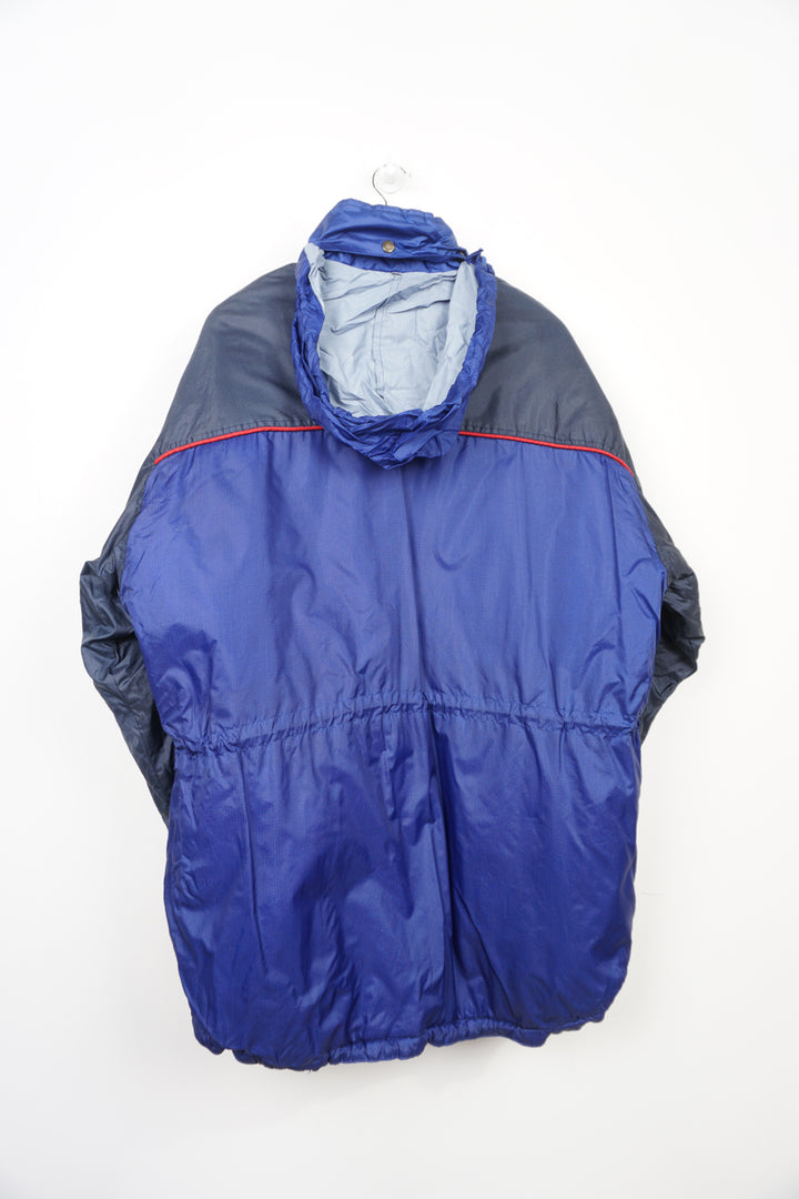 Navy Reebok winter coat with embroidered logo