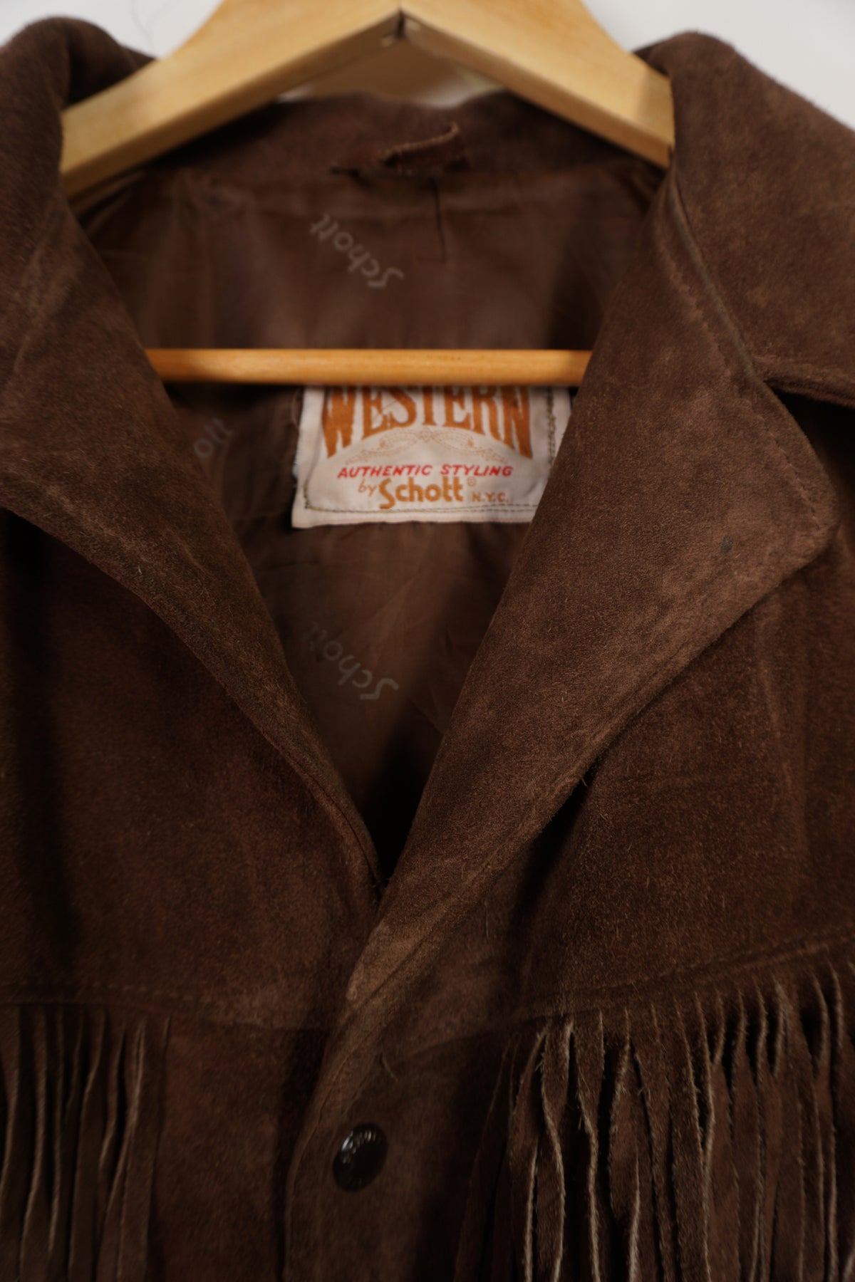 Schott western fringe jacket sale