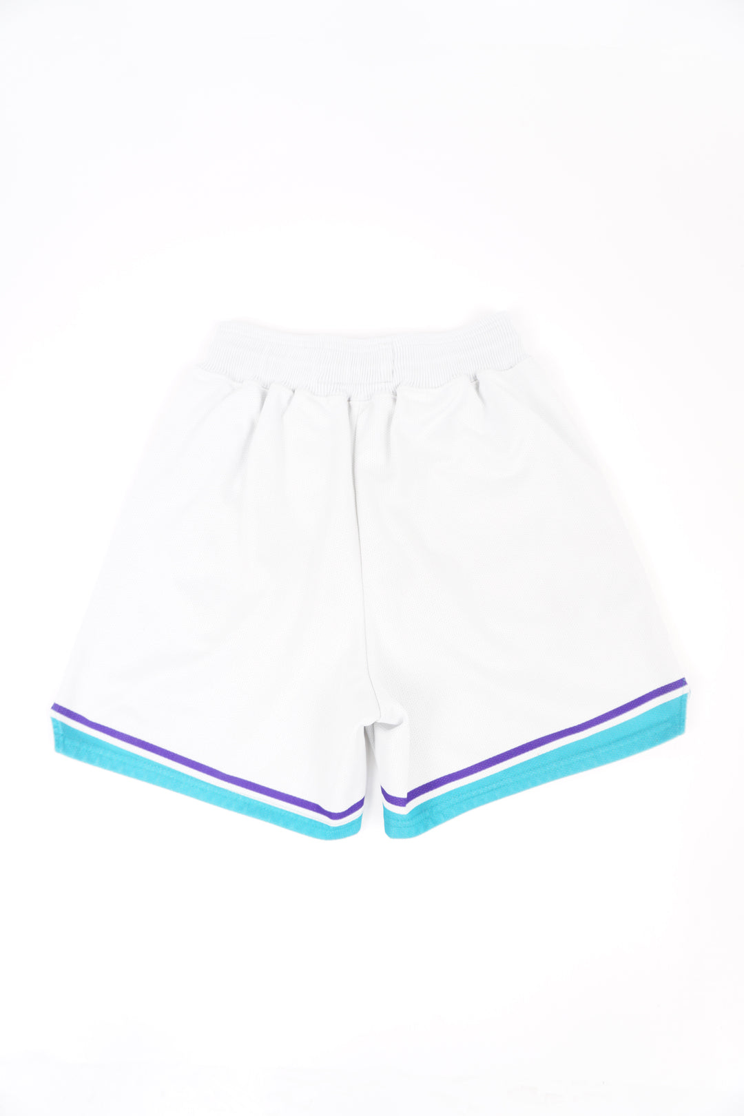 Vintage 90s Charlotte Hornets Champion basketball shorts with embroidered details