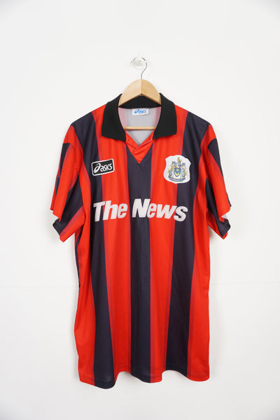 1995-97 Portsmouth #15 away football shirt by Asics, embroidered badge and logo, printed sponsor 