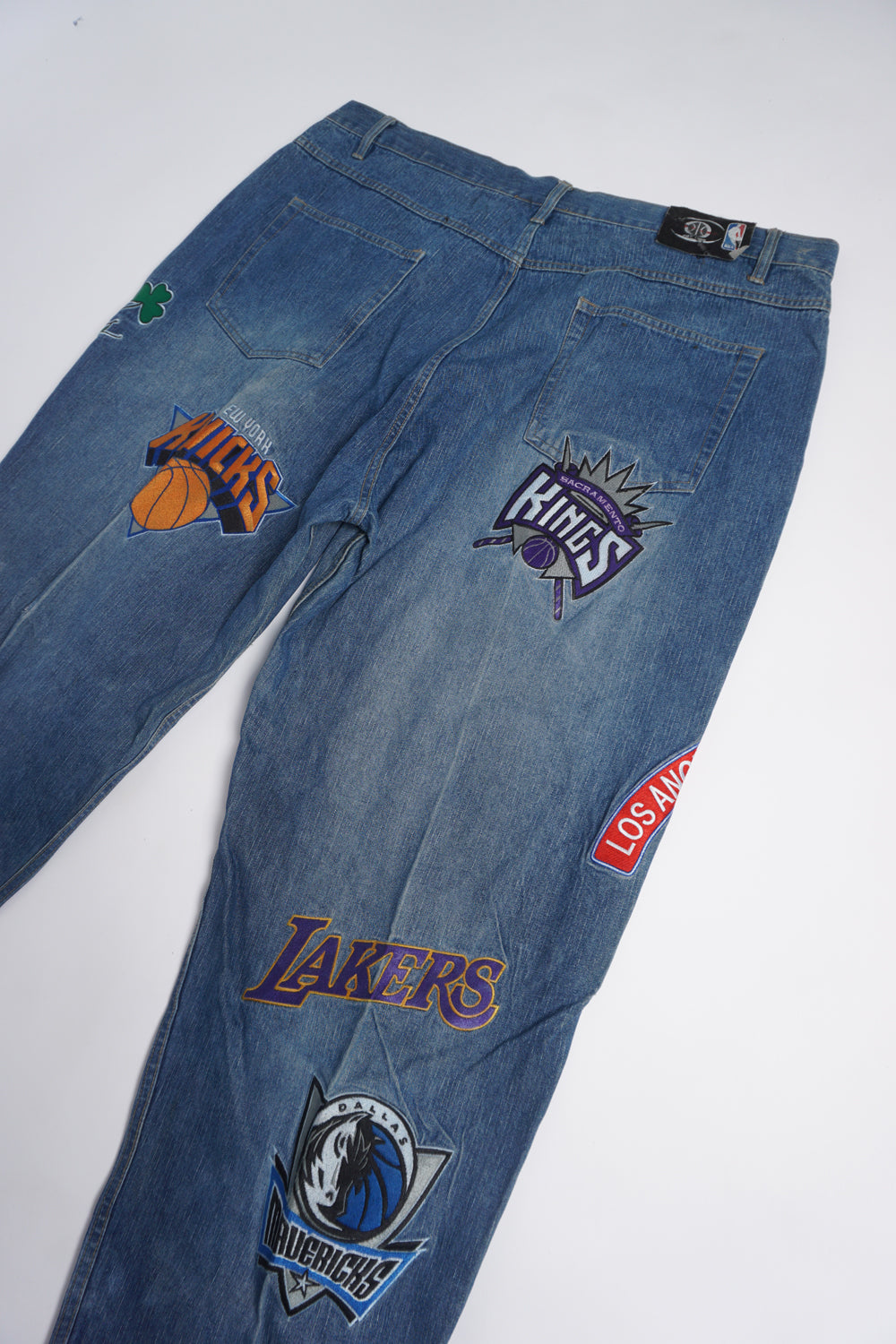 Unk, Jeans, Vintage Nba Unk Denim Patches Denim Jeans Pants Basketball  Mens 34 Lakers Bulls