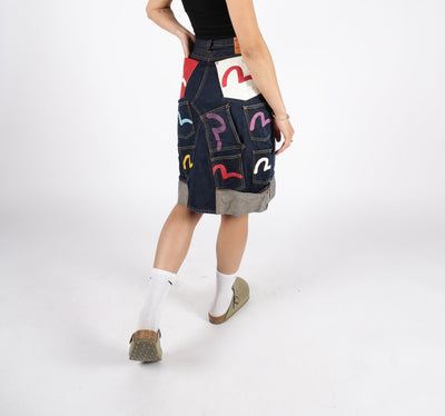 Evisu Multi Pocket Skirt