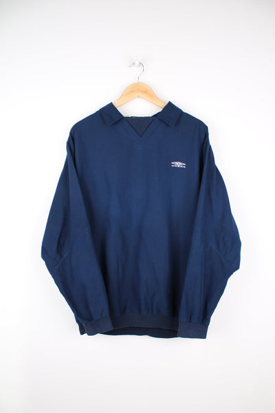 Vintage Umbro pullover tracksuit top with embroidered logo on the chest.