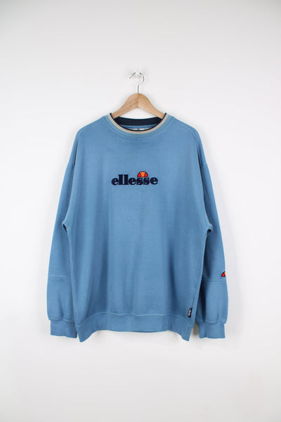 Vintage Ellesse crewneck sweatshirt with embroidered logo across the chest.