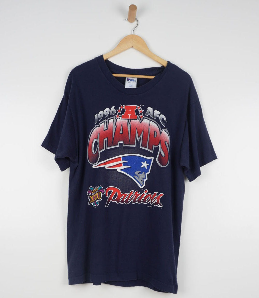 NEEDS NEW PICS 90's New England Patriots Super Bowl T-Shirt - VintageFolk