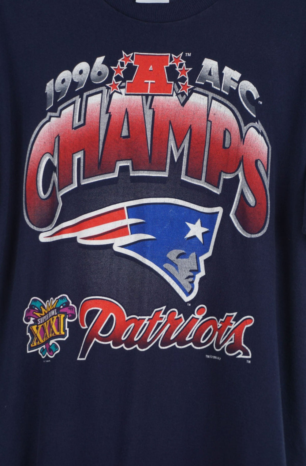 NEEDS NEW PICS 90's New England Patriots Super Bowl T-Shirt - VintageFolk