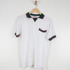 Vintage Gucci 90s White Collar T-Shirt